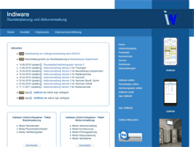 Tablet Screenshot of indiware.de
